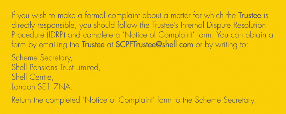 If you wish to make a formal complaint about a matter for which the Trustee is directly responsible, you should follo...