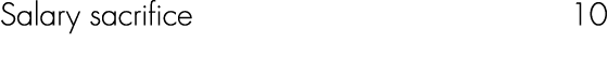 Salary sacrifice 10
