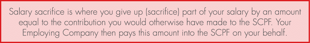 Salary sacrifice is where you give up (sacrifice) part of your salary by an amount equal to the contribution you woul...
