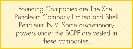 Founding Companies are The Shell Petroleum Company Limited and Shell Petroleum N.V. Some discretionary powers under t...
